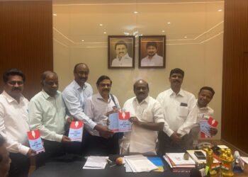Draft of PEP handover to Higher Education Minister, Tamilnadu