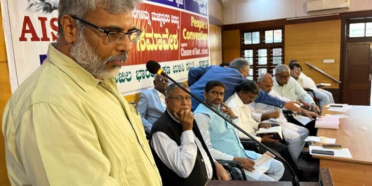 RESOLUTION Adopted at the People’s Convention against the Closure of Government Schools in Karnataka